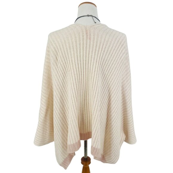 Pink Two Toned Open Knit Kimono Cardigan | Coastal Cowgirl Balletcore Boho Luxe - Picture 7 of 10